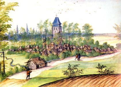 Le village de Wailly au dbut du XVII me sicle (Albums de Croy)