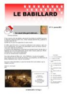 Le dernier numéro du Babillard, bulletin de l‘association