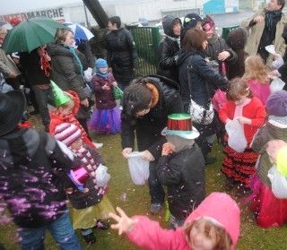 et après bataille de confettis