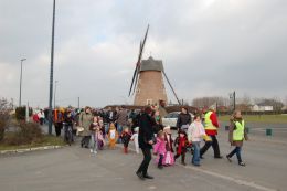 En route pour le défilé du carnaval des enfants