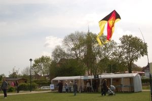 Notre stand sur la placette de la Bassure