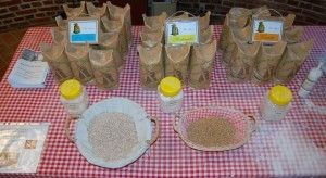 Les paquets de farine