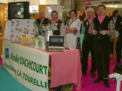 Les guides de la Tourelle sont prêts à accueillir les visiteurs pour leur donner toutes les explications sur notre moulin