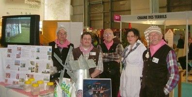 Les guides sur le stand de la Tourelle au salon Tourissima 2005 à Lille