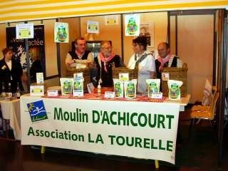 Les guides prêts à accueillir les visiteurs et amateurs de farine et de crêpes